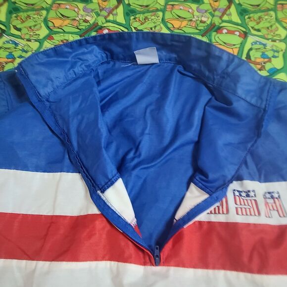 Mens Vtg MacGregor USA America 1/4 Zip Windbreaker Jacket The measurements Pic - Picture 4 of 10